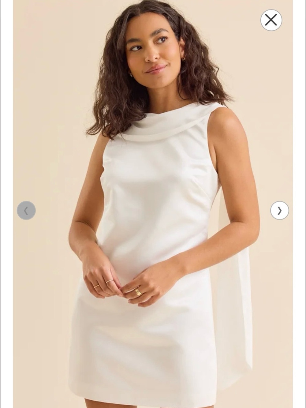 Altar’d State Mini A-Line Dress with Cape